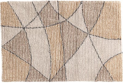 Loui badmat 90x60cm zandkleurig.