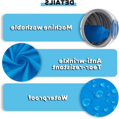 Waterdichte Picknickdeken Ultra Dun Blauw met Draagtas (70 x 110 cm) - Zand- en Windbestendig voor Strand, Kamperen en Wandelen