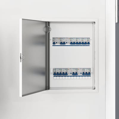 vidaXL - Access - Panel - Wit - 43 - x - 33 - x - 3 - cm - Staal