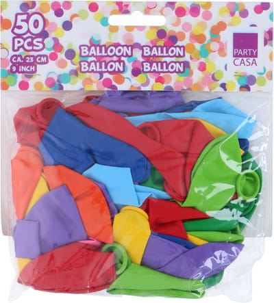 Gekleurde Ballonnen - 50 stuks - 23 cm - Latex