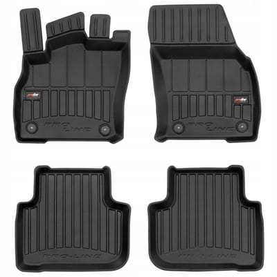 Frogum No.77 - Automatmatten passend voor Audi Q3 II vanaf 2018 - 3D Korfmodel - TPE Rubber - Zwart
