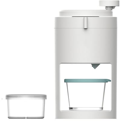 Handmatige IJsschaafmachine IJsschaafmachine Sneeuwkegelmachine Thuis Kleine Handmatige IJs Crusher white