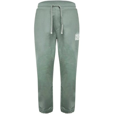 Hugo Mann Dilbero Smoke Logo Tapered Sportbroek (Groen)