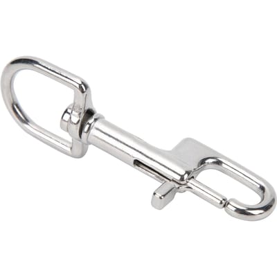 Roestvrij Staal Duiken Enkel Eindig Karabiners Enkel Oog Bout Snap Haken Gesp 100mm 3,9in 100mm / 3.9in white