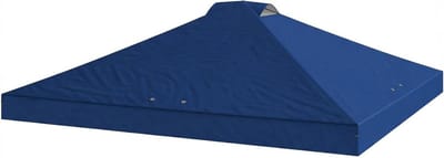 Luifel Vervangend Doek - Partytent Dak - Buitenfeesten Beschermen - Dubbele Ventilatieopeningen - 300x300 cm - Blauw