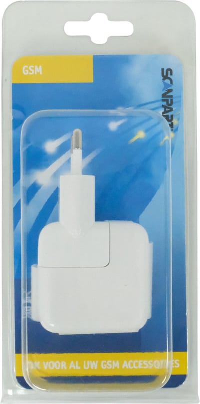 Scanpart iPhone oplader - Geschikt voor iPhone 5 6 7 8 iPad - Blokje - Stekker - MD836ZM/A - Origineel