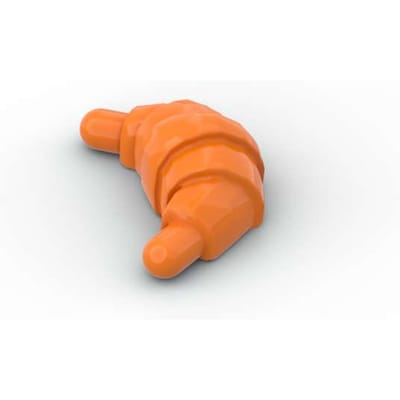MOC 10 STUKS 33125 Croissant Bouwstenen Met Afgeronde Einden Brood Voedsel Idee Stenen Deeltjes Puzzel Speelgoed Kinderen Verjaardagscadeaus