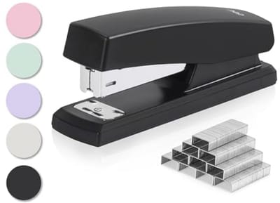 Desktop Nietmachine voor 25 Vellen met 640 Nietjes - Ideaal voor Kantoor en Thuis