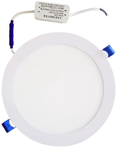 Ronde LED Plafondlamp 20W - 2000 Lumen, Neutraal Wit, Inbouwdeel 205 mm