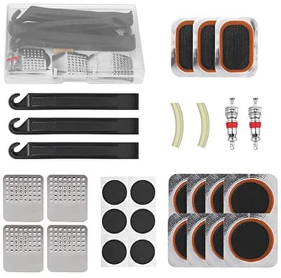 Draagbare fietsband reparatieset voor fietsers en terreinvoertuigen