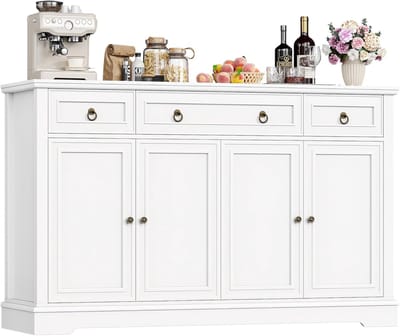Dressoir met Werkblad en Opbergruimte voor Keuken en Woonkamer - Multifunctioneel en Stijlvol