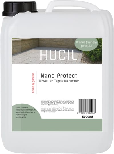 Hucil Nano Protect - Terras- en Tegelbeschermer - Waterafstotende Tegel en Gevel Impregneer - Terrasreiniger