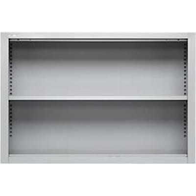 Schäfer Shop Select bovenschap MS, 2 OH, B 1200 x D 400 x H 800 mm, plaatstaal, aluminium wit