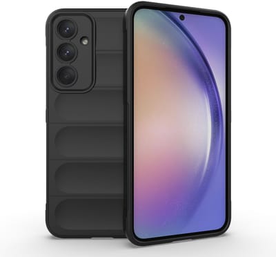 Solidenz AeroGrip geschikt voor Samsung Galaxy A35 hoesje - Zwart
