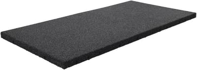 Rubberen Mat - Vloerplaat Demping - Trillingen Dempen - Geluidsisolerend Materiaal - 50 x 100 cm - Zwart