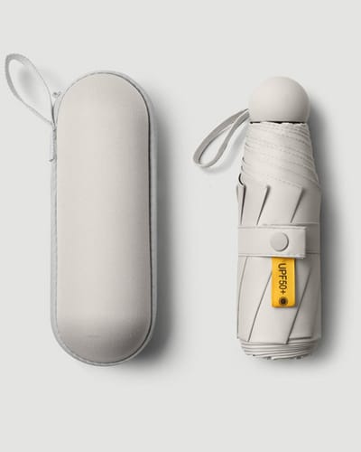 Paraplu-Compacte vijfvoudige capsuleparaplu's | Opvouwbare zakparaplu's | Zon- en regenbestendig | Geschikt voor alle weersomstandigheden, ideaal voor dagelijks gebruik