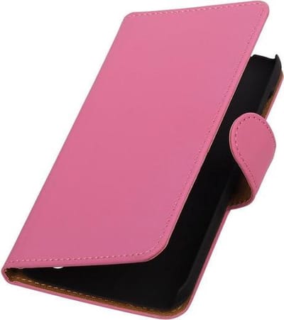 Huawei Y625 - Effen Roze Booktype Wallet Hoesje