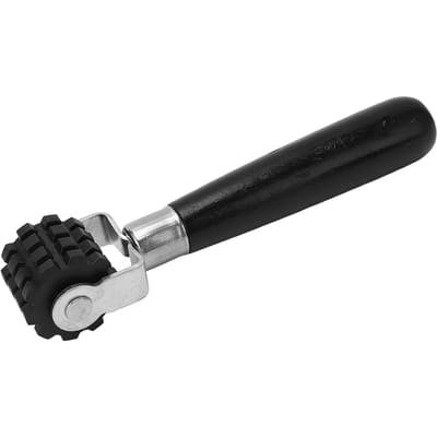 Rouleau Silencieux Roue en Silicone Manche Ergonomique en Pin 6,9in Rouleau d'Application avec Filtre à Bruit pour