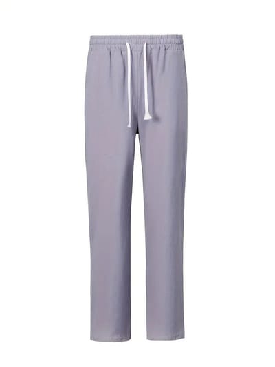 Livano Linnen Broek Heren - Zomerbroek - Volwassenen - Lange Broek - Pantalon - Strandbroek - Zomer - Ibiza Stijl - Grijs - Maat S