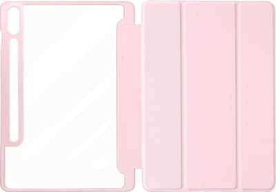 Dux Ducis - Tablet hoes geschikt voor Samsung Galaxy Tab S9 FE Plus (2023) - Domo Book Case - Auto Wake/Sleep functie - Roze