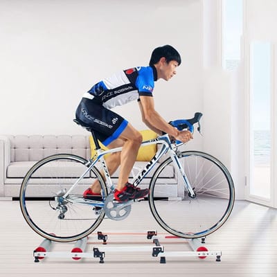 Fietsrollen - Indoor Trainer - Thuis Trainen - Stille Werking - 16-29 inch - Wit