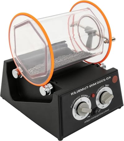 Sieraden Polijstmachine - Metaal Polijster - Metaal Afwerken - 5 Snelheden Timer - 5kg Capaciteit - Wit
