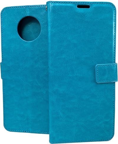 Portemonnee Book Case Hoesje Geschikt voor: Nokia G50 -  turquoise