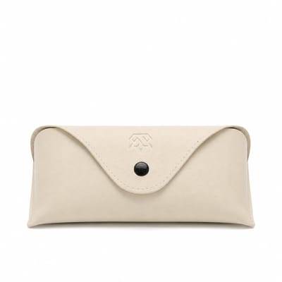 Aurelia Luxe Brillenhoes – Beige – Zachte Binnenvoering – Beschermende Opbergcase voor Zonnebrillen en Brillen