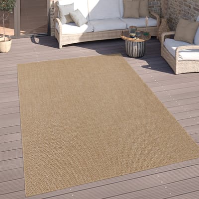 Binnen- en buitenkleed Luccara beige 80x150 cm