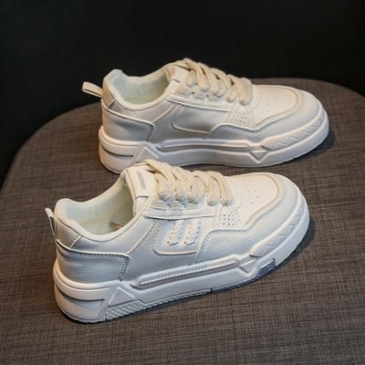 Kleine Witte Schoenen Dames Lente Nieuwe Koreaanse Versie Alles-match Vrouwelijke Studenten Dikke Zool Sneakers Casual Sportschoenen Dames 40 gray
