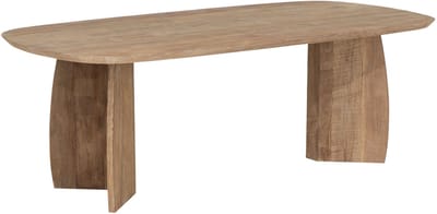 DTP Home Dining table Nova rectangular,76x220x110 cm | TEAKWOOD top
