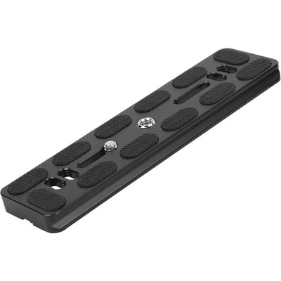 Plateau à dégagement rapide en alliage d'aluminium avec vis 1/4 po pour rotule à monture Arca 150 mm 150mm gray