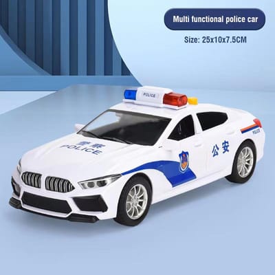 Simulatie Open Deuren Legering Politieauto Bus Diecast Model Speelgoed Met Licht Geluid Multifunctioneel Traagheid Voertuig Speelgoed Voor Jongens Kind
