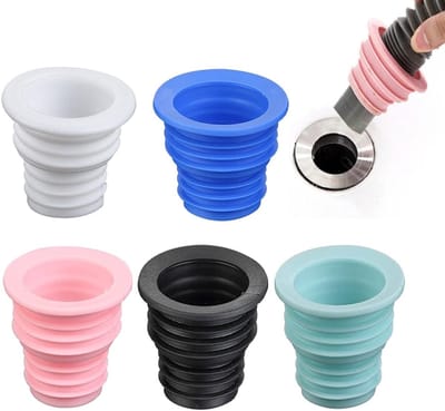 5 Stuks Afdichting - Afvoerpijp Afdichting - Siliconen Ring - Pijp Slang Afdichtring - Siliconen Pakking - Content Voor Afvoerpijpadapter - Rubberen Manchet Sifon - Voor Sanitair Plug Voorkomen Lekkage - Voor Keuken, Badkamer, Toilet Wasmachine