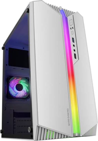 Mars Gaming MCS1W computerbehuizing Mini Tower Wit