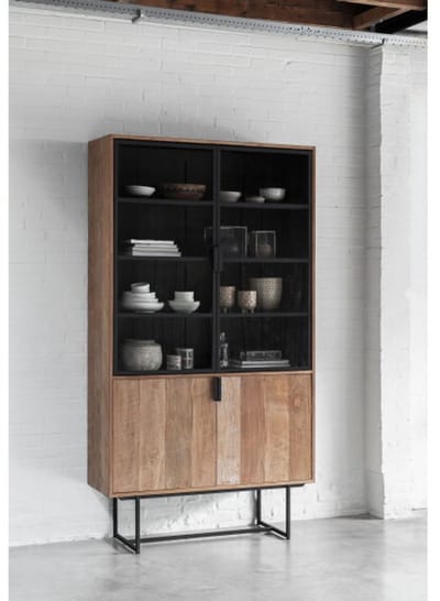 DTP Home Vitrinekast Odeon teakhout 120x40 cm