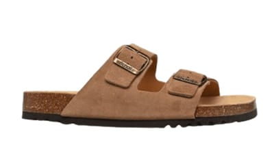 Scholl Heren Slipper Gerry Ad | Cognac | Maat: 46