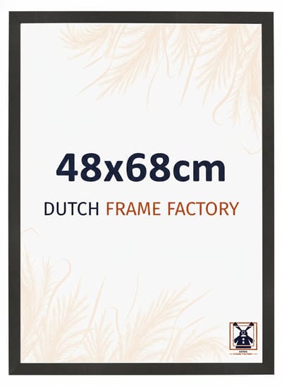 Fotolijst 48x68 cm - MDF - Zwart Mat - Benno