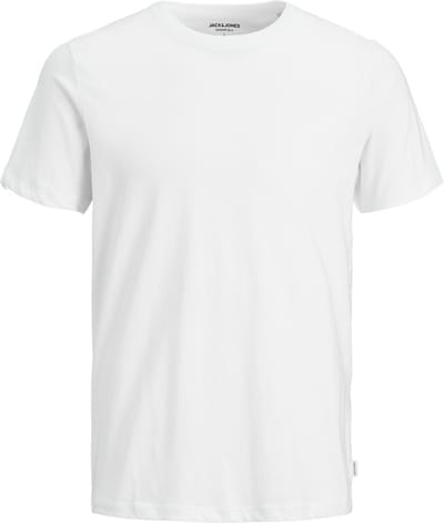 Jack & Jones T-shirt Jjeorganic Basic Tee Ss O-neck Noos 12156101 White Mannen Maat - 3XL