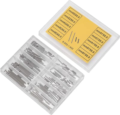 Dailygoods- Horlogebandje Professioneel Reparatieaccessoire - Buispennen - Tubespinnen - Schakelpinnen - Gereedschap - Praktisch en Kosteneffectief - Horlogeaccessoires