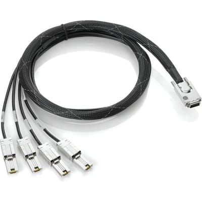 HP externe SAS naar mini-SAS fanout-kabel 2m