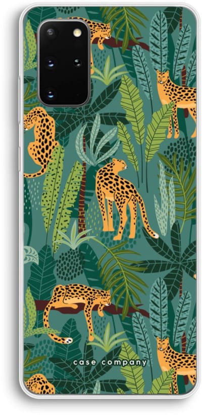 Case Company® - Hoesje geschikt voor Samsung Galaxy S20 Plus hoesje - Luipaard 2 - Soft Cover Telefoonhoesje - Bescherming aan alle Kanten en Schermrand