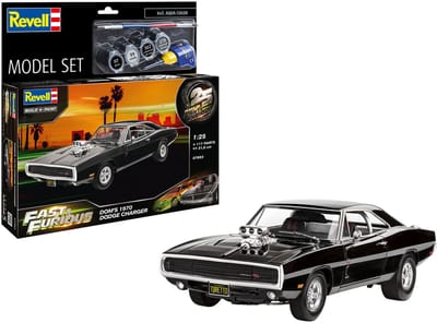 Revell Modelbouwpakket Auto - 67693 Fast - Furious - Dominics 1970 Dodge Charger - Model Set Plastic - 1:25 - Modelbouw