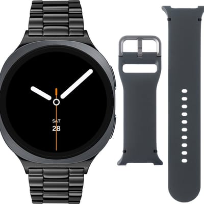 Samsung Special Edition Galaxy Watch 8 Grijs/Zwart Staal 44mm