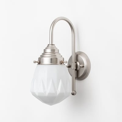 Wandlamp Rocket Meander Matnikkel - Art Deco Trade