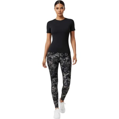 USA Pro Polyamide T-shirt voor dames (Zwart)