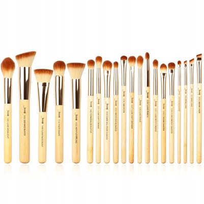JESSUP - T145 Professionele Bamboe Make-up Kwasten Set - 20 Stuks Synthetisch Haar