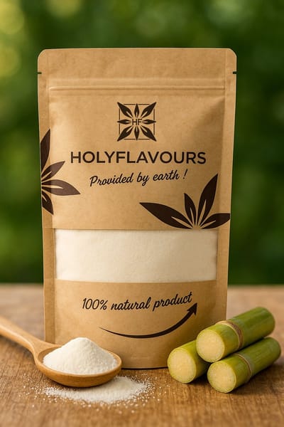 Poedersuiker Suikerriet - 100 gram - Holyflavours