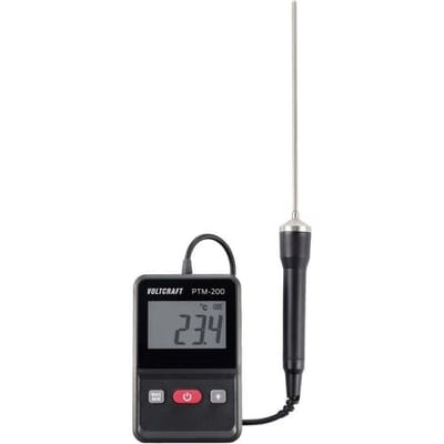 VOLTCRAFT PTM-200 Insteekthermometer Meetbereik temperatuur -200 tot 200 °C Sensortype Pt1000 Contactmeting