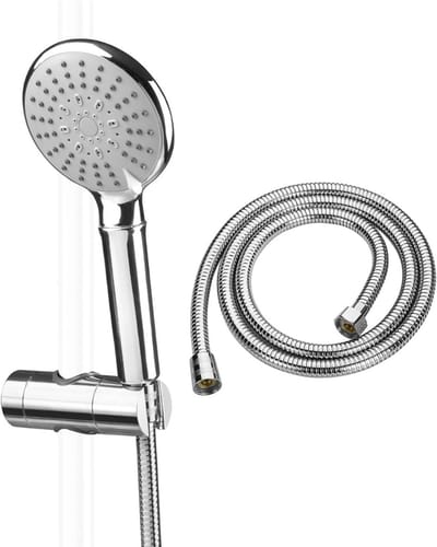 YOR® Douchekop met Slang en Wandhouder - Douchekop - Douchekop Grohe - Zilver - ‎26cm x 12cm x 13cm